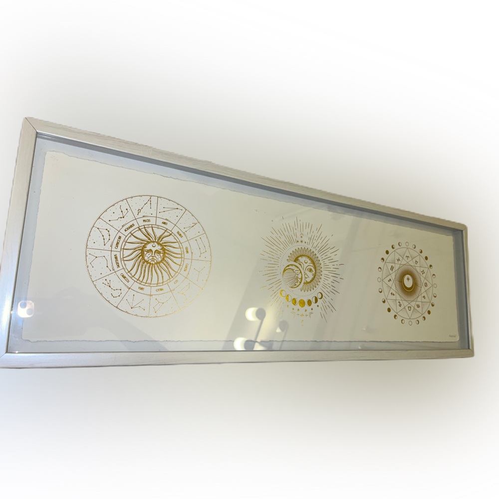 Marmont 3 Horoscope inspired golden circles in a frame